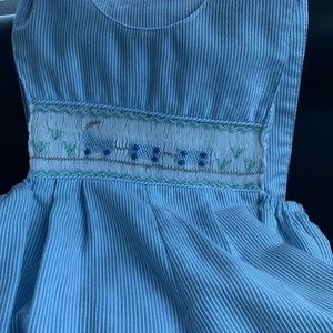 Blue white boys dress outfit 24month